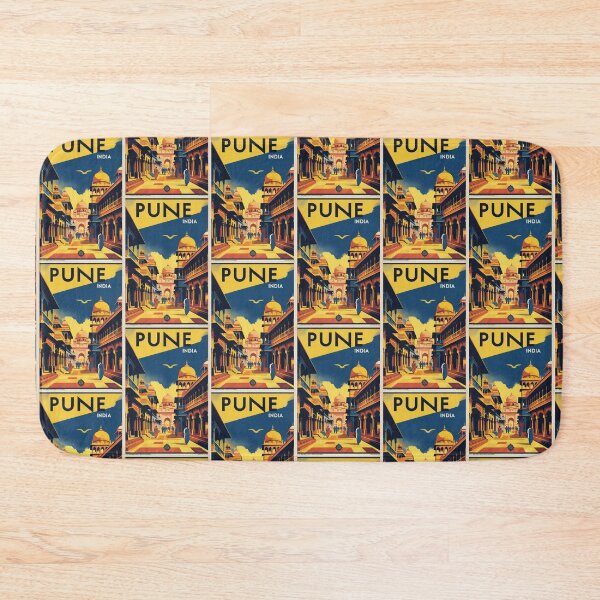Item preview, Pune India Vintage Travel Tourism  designed and sold by TravelersGems.