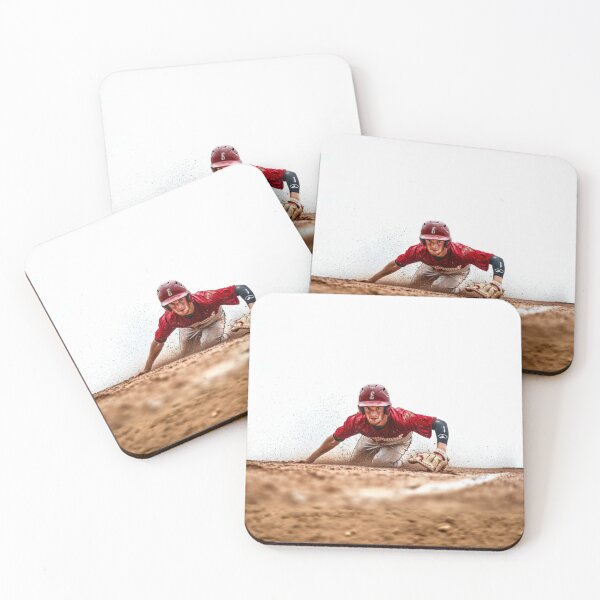 Item preview, Pitcher diving for a catch Active Outdoors Inspired Art designed and sold by CDC40.
