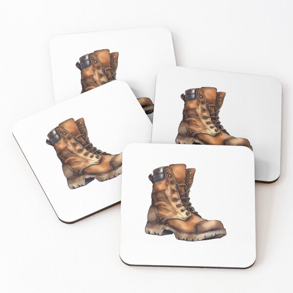 Item preview, Blue Collar Work Boot in Watercolor designed and sold by gillys.
