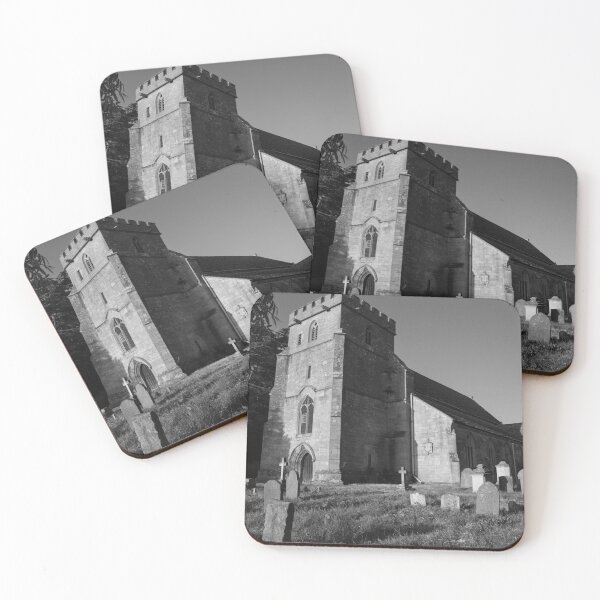 Item preview, Twilight Silence – Black and White Churchyard Photography designed and sold by aperture-point.