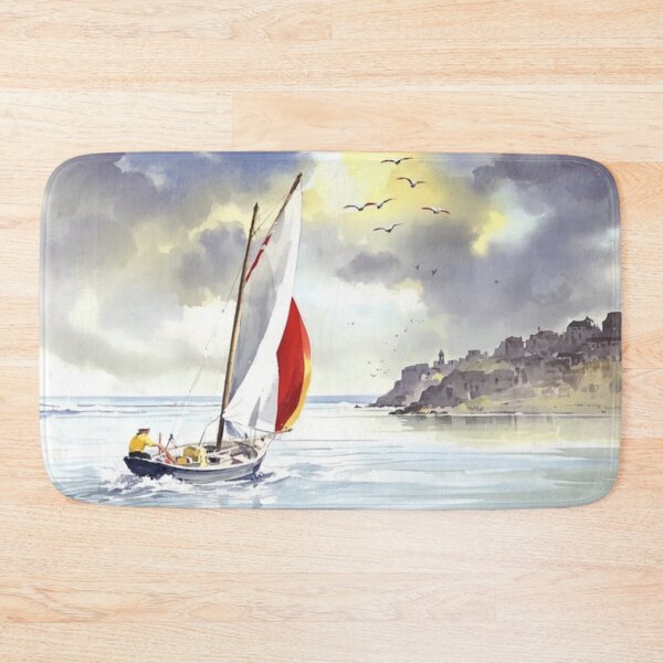 Item preview, A Stiff Breeze Dartmouth(Watercolour + AI) designed and sold by artsmeow.