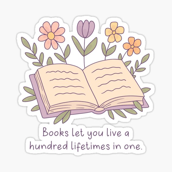 Item preview, Books Are Portals to a Hundred Lives designed and sold by Jess.a.creates.