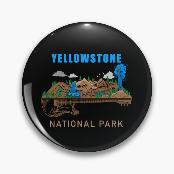 Artikelvorschau, Yellowstone Nationalpark Souvenir Musik Geschenk Yellowstone entworfen und verkauft von DSWShirts.