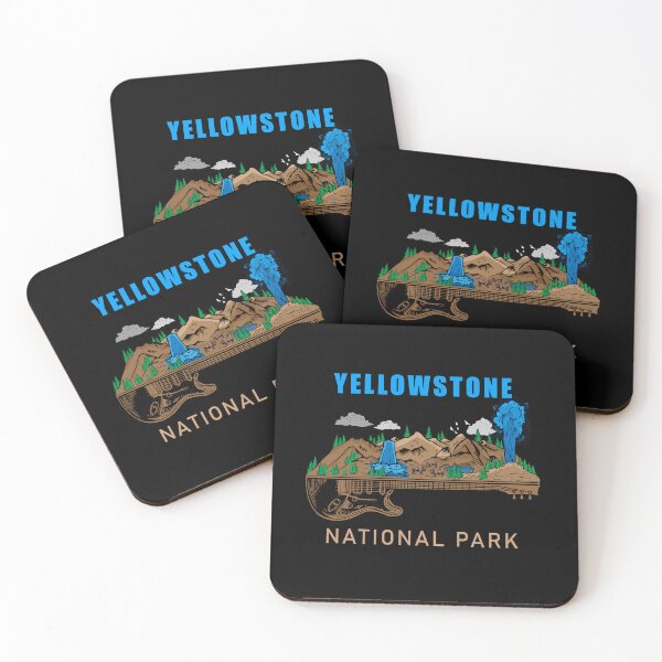 Artikelvorschau, Yellowstone Nationalpark Souvenir Musik Geschenk Yellowstone entworfen und verkauft von DSWShirts.