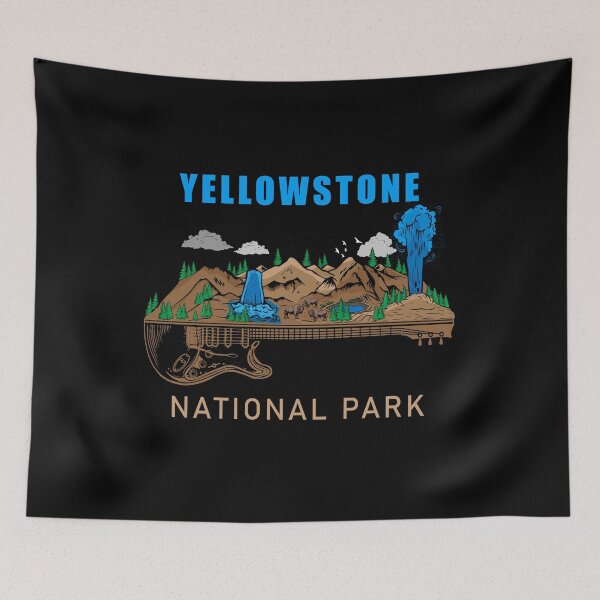 Item preview, Yellowstone National Park Souvenir Music Gift Yellowstone designed and sold by DSWShirts.