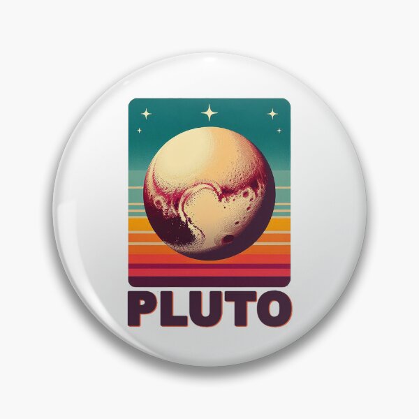 Item preview, Retro Pluto Design designed and sold by LunarMuttDesign.