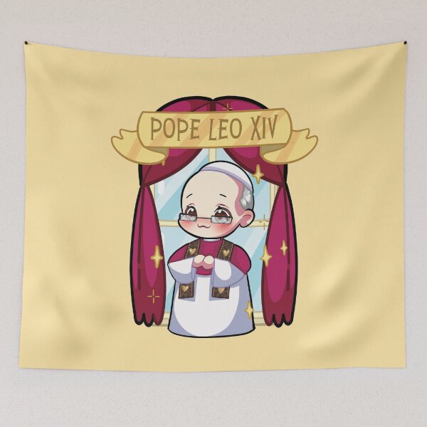 Item preview, Pope Leo XIV chibi designed and sold by CharmingChains.