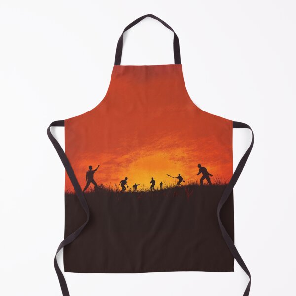 Item preview, Sunset gradient backdrop with baseball players in the field  Active Outdoors Inspired Art designed and sold by CDC40.
