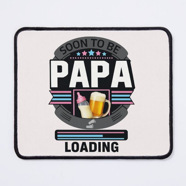 Item preview, Soon to Be Papa Again Loading – Funny Tech Dad Shirt designed and sold by MoodCircuit.