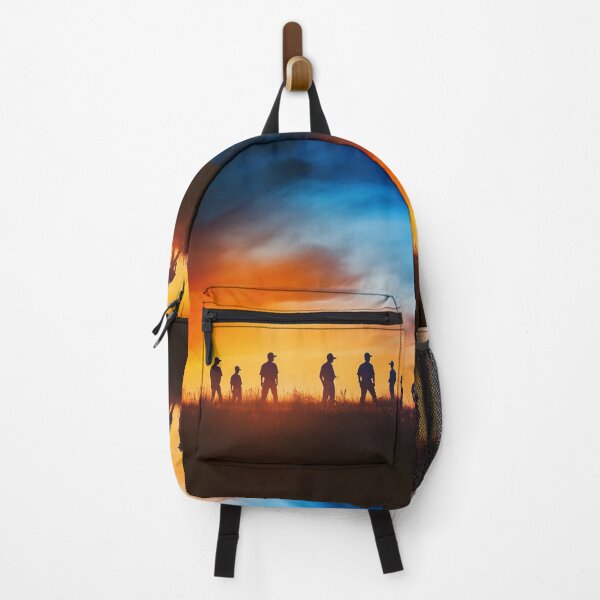 Item preview, Sunset gradient backdrop with baseball players in the field  Active Outdoors Inspired Art designed and sold by CDC40.