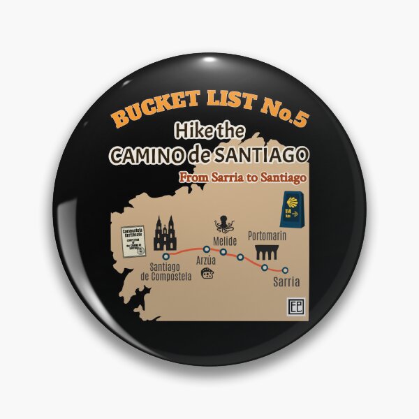 Item preview, Bucket List No.5 – Hike the Camino de Santiago (From Sarria to Santiago) designed and sold by EmilieLeeKimArt.
