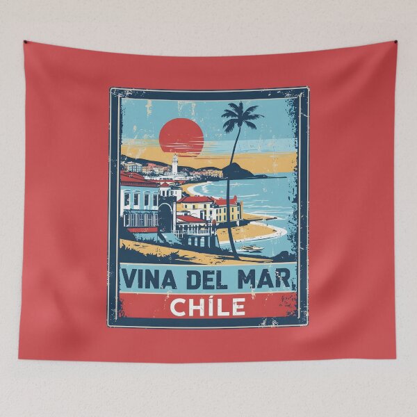 Item preview, Vina del Mar - Chile  designed and sold by GoodOldVintage.
