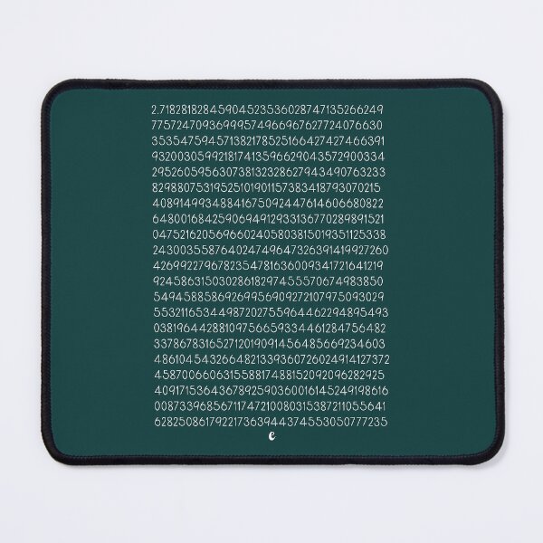 Item preview, Euler’s Number – The Exponential Muse designed and sold by Cosmicly-Inked.