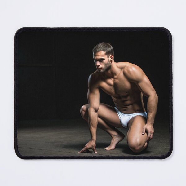 Item preview, Man squatting on the floor designed and sold by gayishdesign.