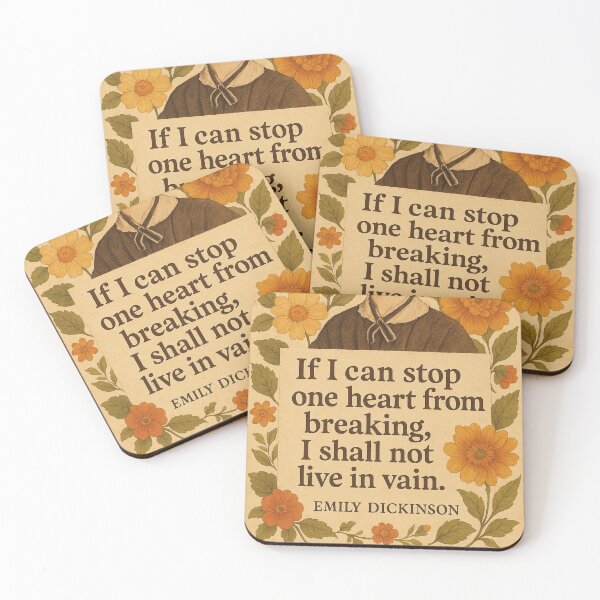 Item preview, If I can stop one heart from breaking I shall not live in vain, Emily Dickinson designed and sold by Mauswohn.