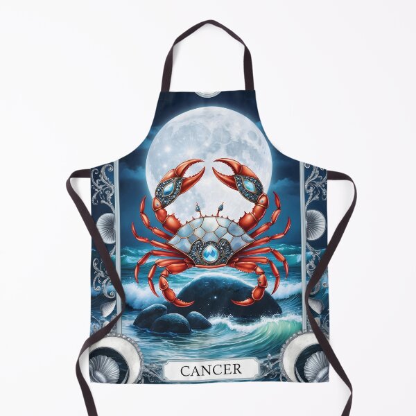 Item preview, Cancer Zodiac Tarot Card – Moonlit Ocean Crab Design by LaLi Designs designed and sold by LaLi-Designs.