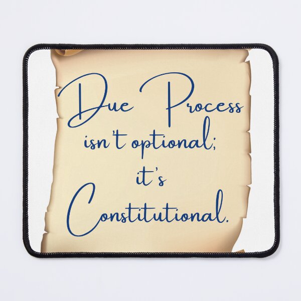 Item preview, Due Process isn’t optional. designed and sold by TheMamaBearPastor.