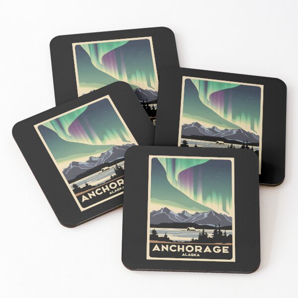 Item preview, An Illustration of Anchorage - Alaska  designed and sold by GoodOldVintage.