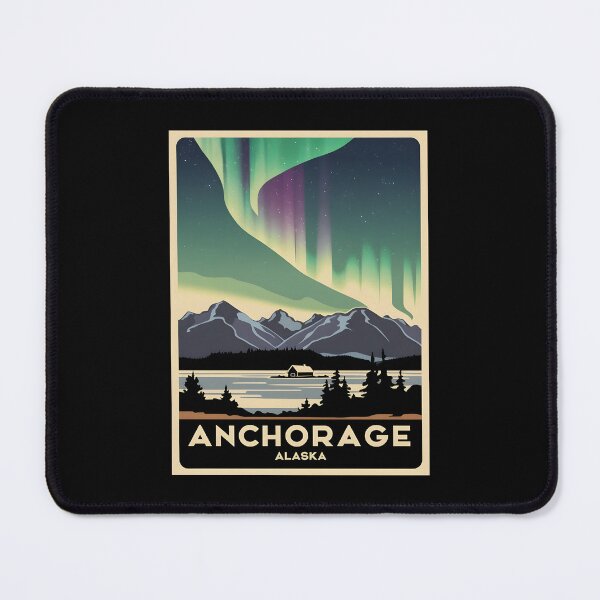 Item preview, An Illustration of Anchorage - Alaska  designed and sold by GoodOldVintage.