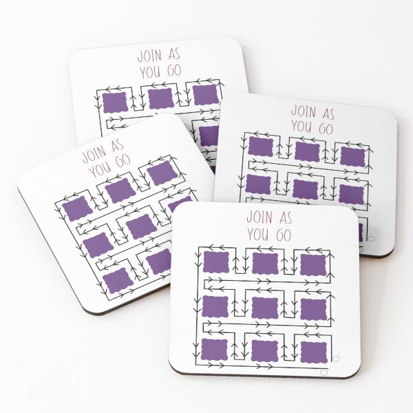 Item preview, Crochet Granny Squares Join As You Go Diagram Chart designed and sold by Anastaciaknits.