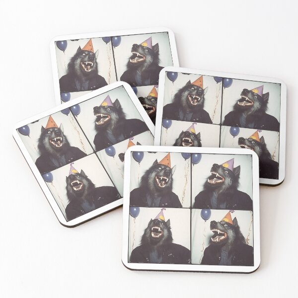 Item preview, Funny Party Hat Werewolf Birthday Celebration designed and sold by RockFireMerch.