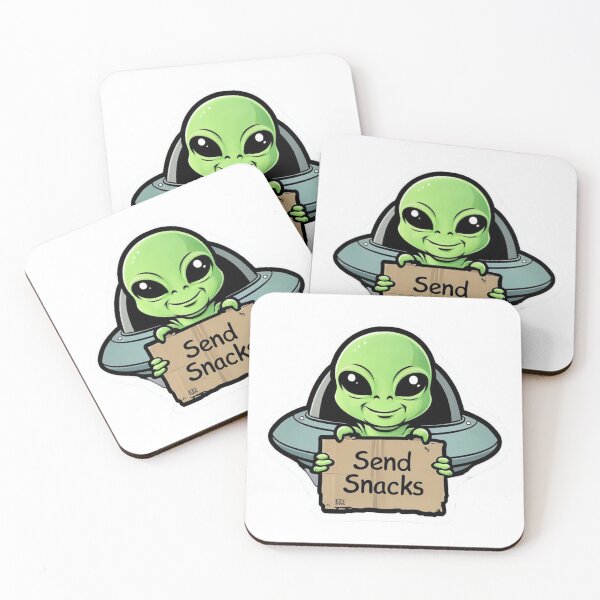 Item preview, Alien Snack Attack Aestetic, Trendy,Reloaded, Viral Drop 2025 designed and sold by Imaginarium of Chaos falcon88 .