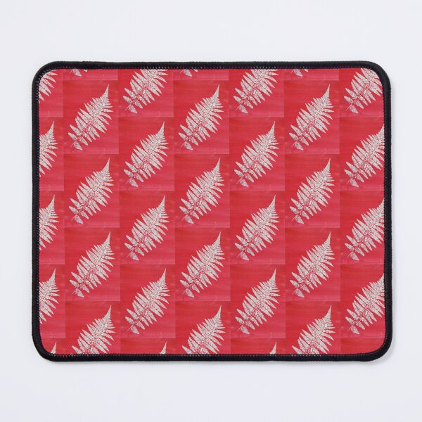 Item preview, Silver fern on red designed and sold by Pebbles on the Beach.
