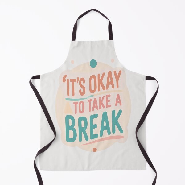 Item preview, It's Okay to Take a Break - Mental Health Positive Quote Shirt designed and sold by Jackypoo Design.