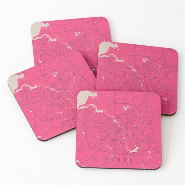 Item preview, Minsk City Map of Belarus - Blossom designed and sold by deMAP.