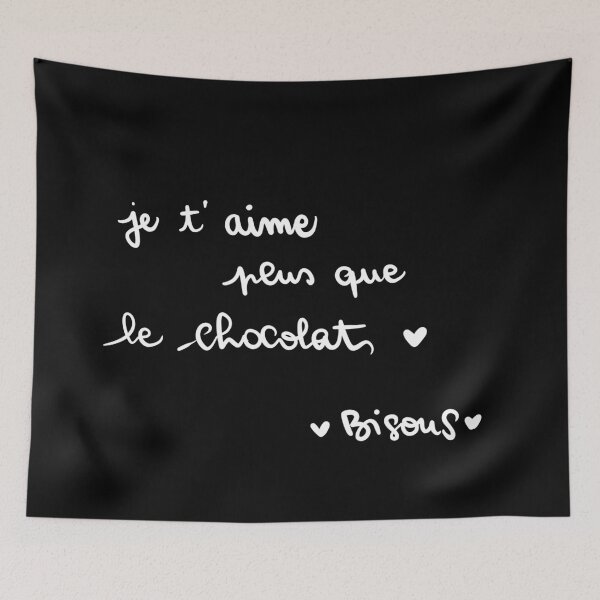Item preview, I love you more than chocolate kisses designed and sold by Le Bureau des Rêves by Lafillequirevaittrop.