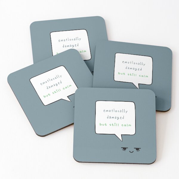 Item preview, emotionally damaged but still calm designed and sold by mintmono-studio.