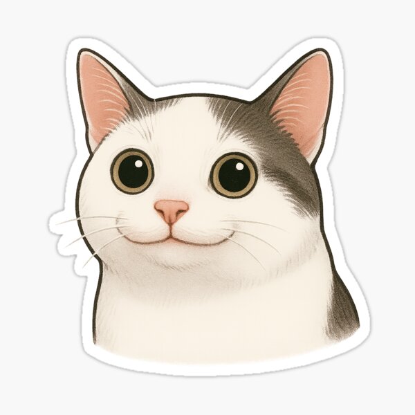Item preview, Cute cat designed and sold by Wiko Glitch.