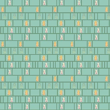 Artwork thumbnail, WD14 Whimsy Rows by HueyDesign