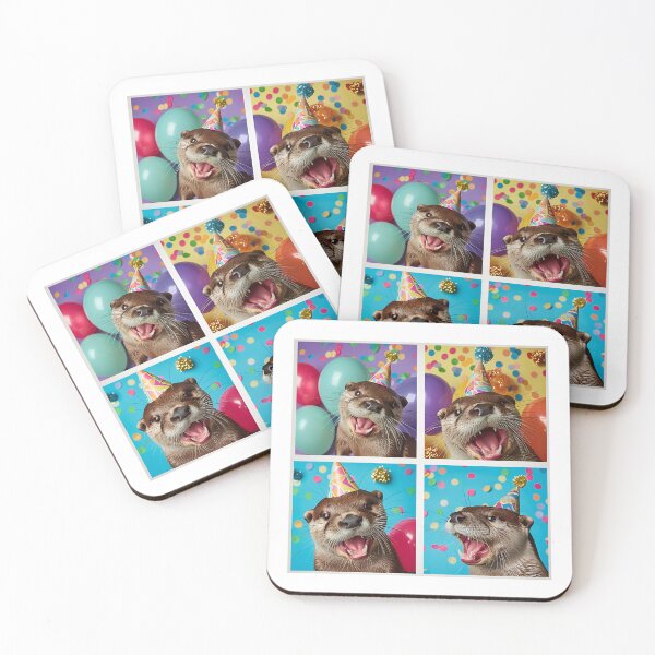 Item preview, Happy Birthday Otter Celebration – Adorable Otter Party designed and sold by RockFireMerch.