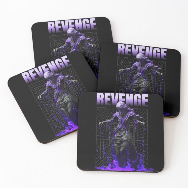 Item preview, Revenge – Purple Gothic Woman in Liquid Space | Dark Cyber Aesthetic designed and sold by Made-4style.