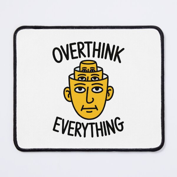 Item preview, Overthink Everything Funny Surreal Head Design designed and sold by Altered Pixels.