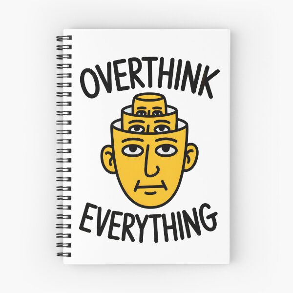 Item preview, Overthink Everything Funny Surreal Head Design designed and sold by Altered Pixels.