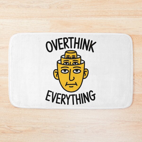 Item preview, Overthink Everything Funny Surreal Head Design designed and sold by Altered Pixels.