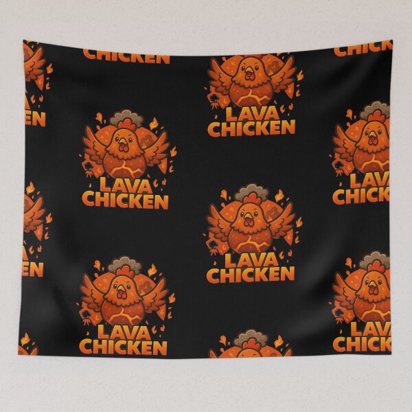 Item preview, Lava Chicken - Spicy Hot Rooster Graphic, Lava Chicken Tee - Spicy Food Lover Shirt designed and sold by Sitred123.