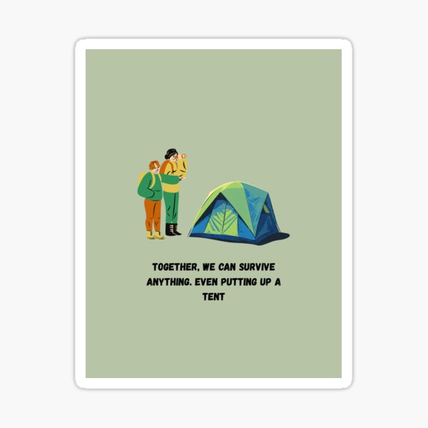 Item preview, couple camping designed and sold by jeanbucks.