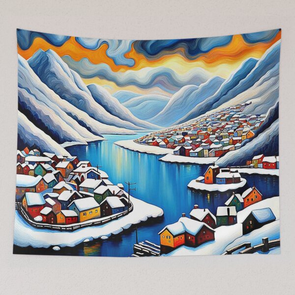 Item preview, Fjord Winter 1 designed and sold by George Hutton Hunter.