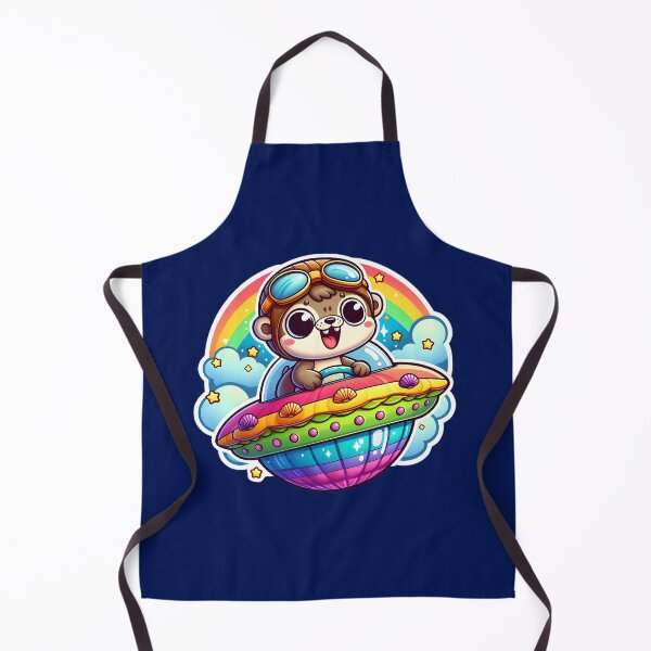 Item preview, UFO Rainbow Otter designed and sold by ArtistEmbrace.