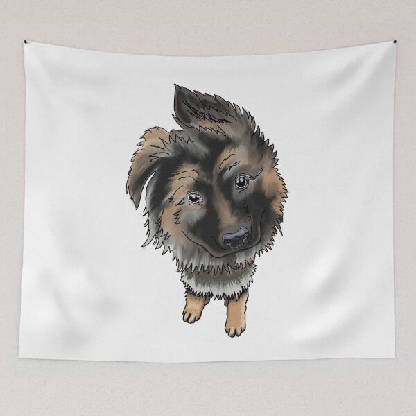 Item preview, German Sheperd Big Head Puppy designed and sold by missdebi27.