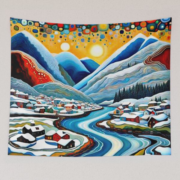 Item preview, Fjord Winter 5 designed and sold by George Hutton Hunter.