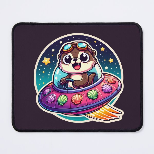 Item preview, UFO Happy Otter designed and sold by ArtistEmbrace.