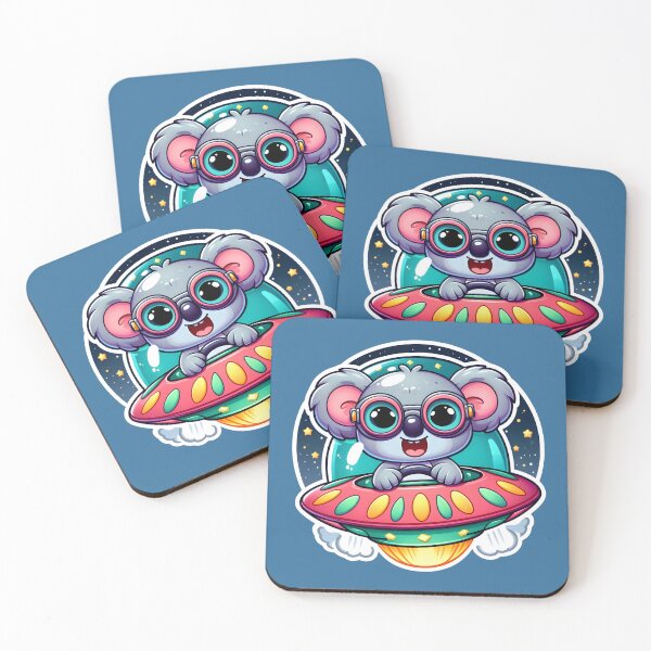 Item preview, UFO Happy Koala designed and sold by ArtistEmbrace.