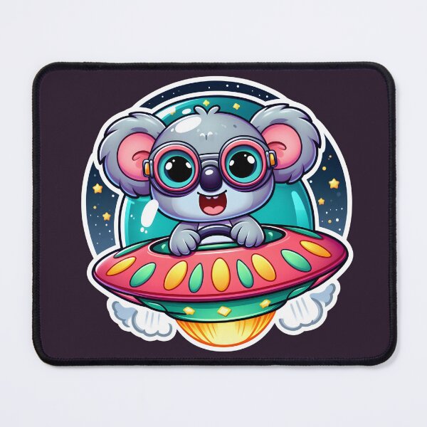 Item preview, UFO Happy Koala designed and sold by ArtistEmbrace.