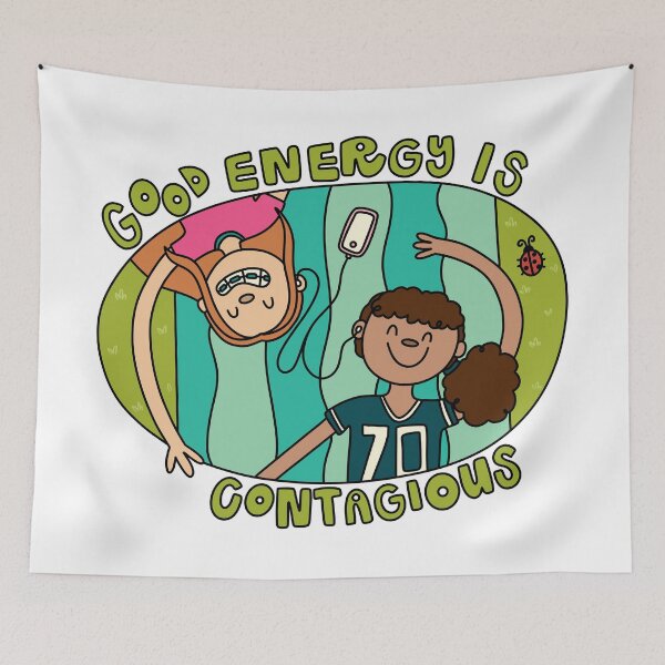 Item preview, Good Energy Is Contagious designed and sold by GraceMakes03.