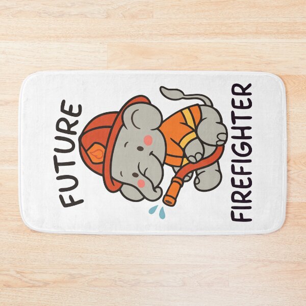 Item preview, Cute Elephant Future Firefighter Kids fun designed and sold by HandicraftArt.
