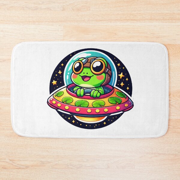 Item preview, UFO Happy Frog designed and sold by ArtistEmbrace.